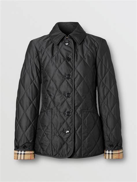 burberry jas tarten woman|Burberry quilted jacket.